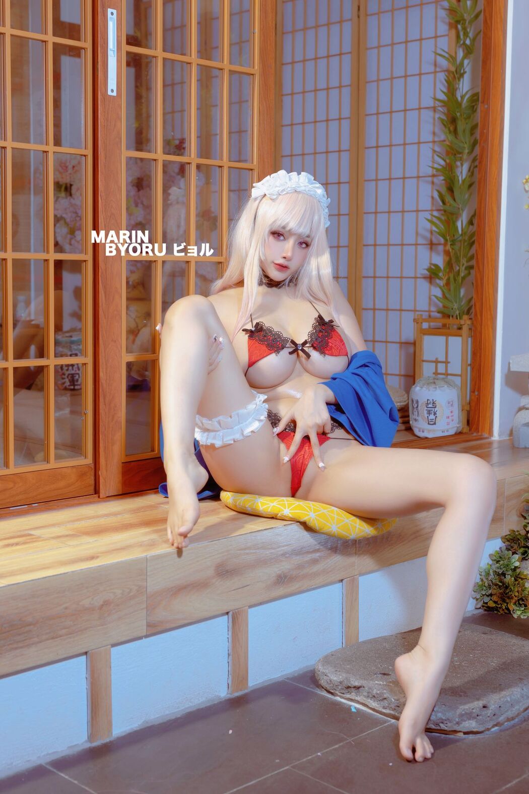 Coser@Byoru – Marin Red Lingerie