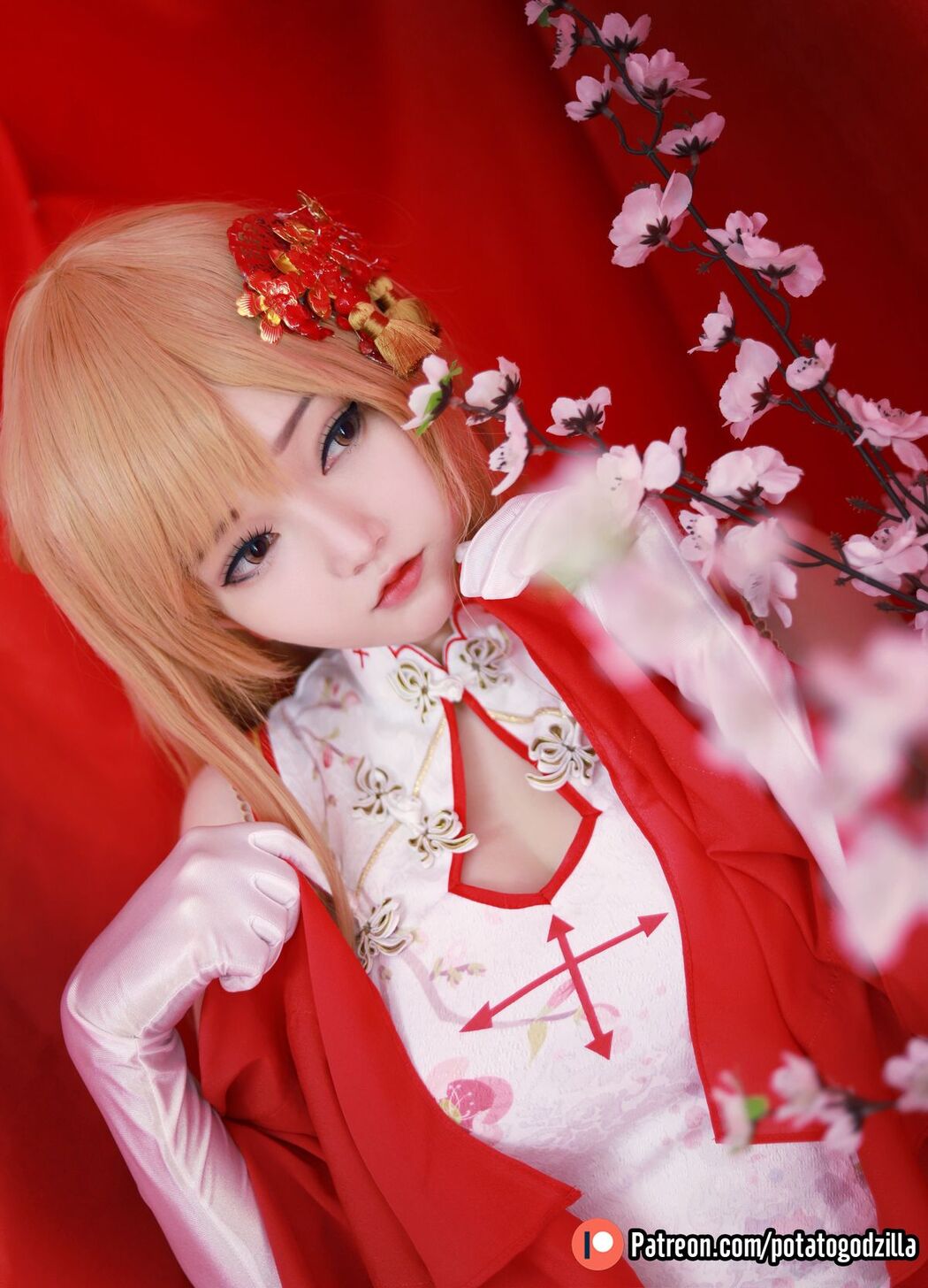 Coser@Potato Godzilla – Asuna Yuuki Qipao