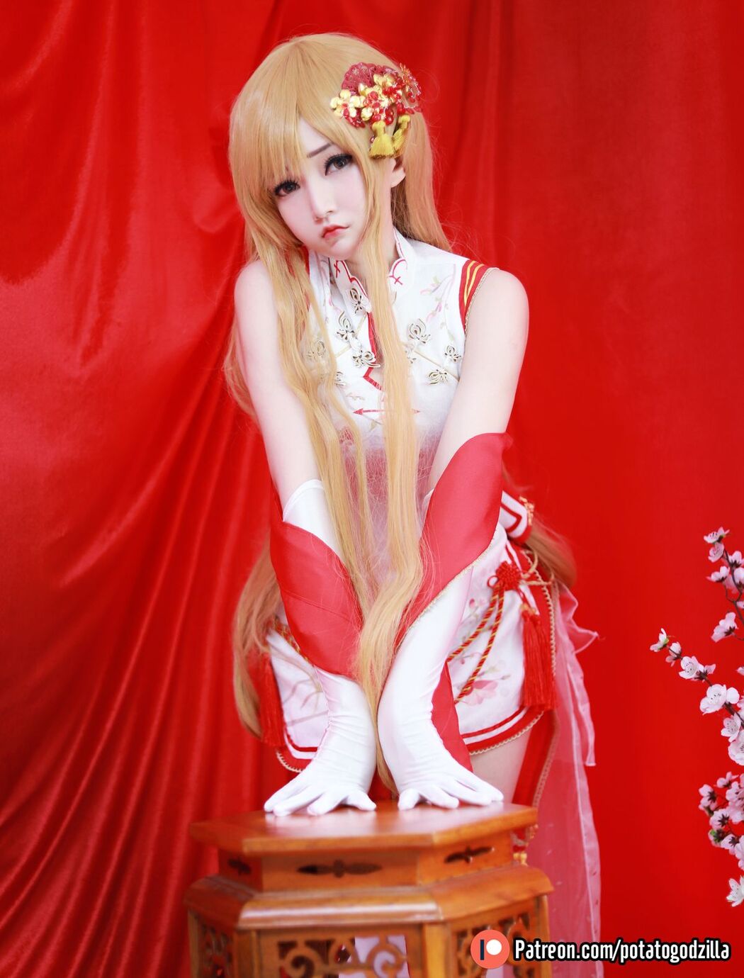 Coser@Potato Godzilla – Asuna Yuuki Qipao