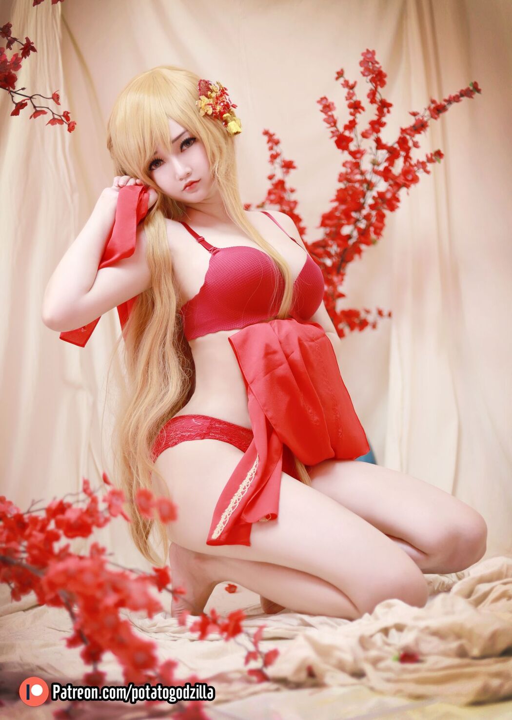 Coser@Potato Godzilla – Asuna Yuuki Qipao