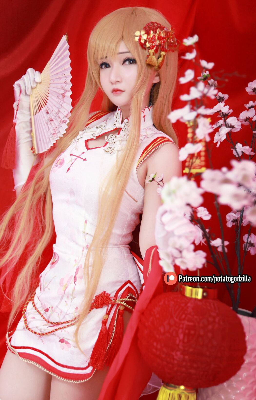 Coser@Potato Godzilla – Asuna Yuuki Qipao