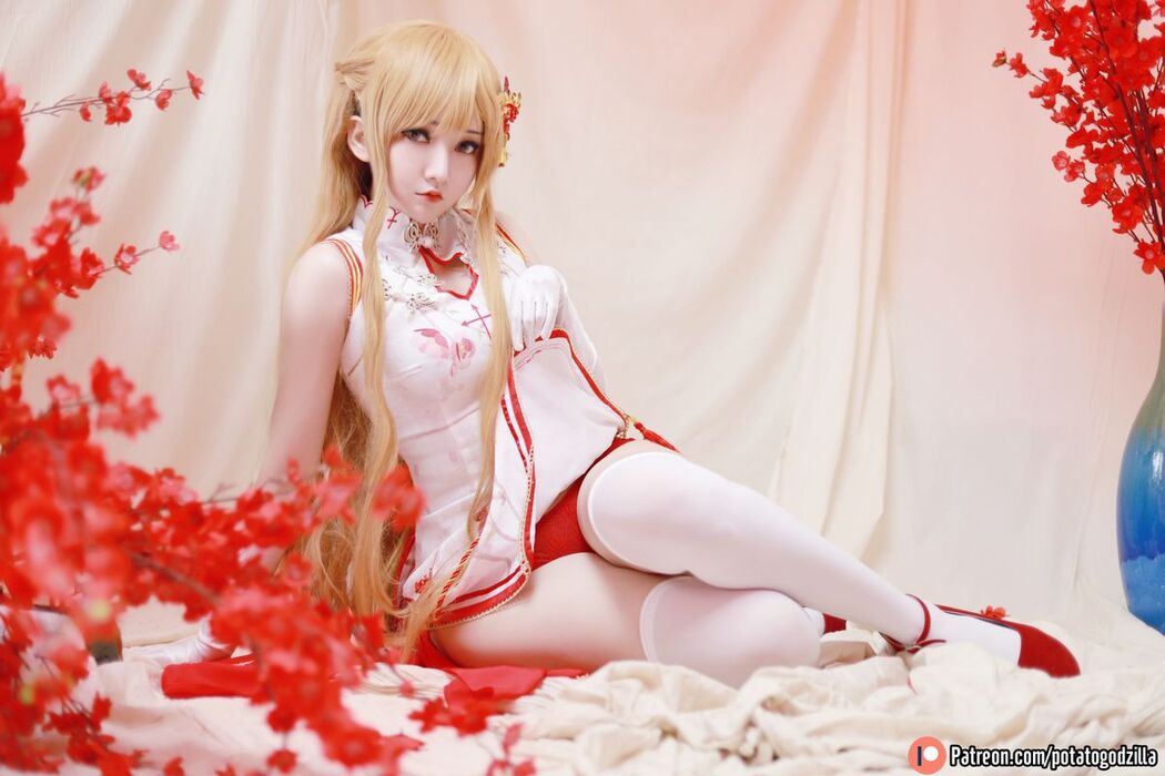 Coser@Potato Godzilla – Asuna Yuuki Qipao