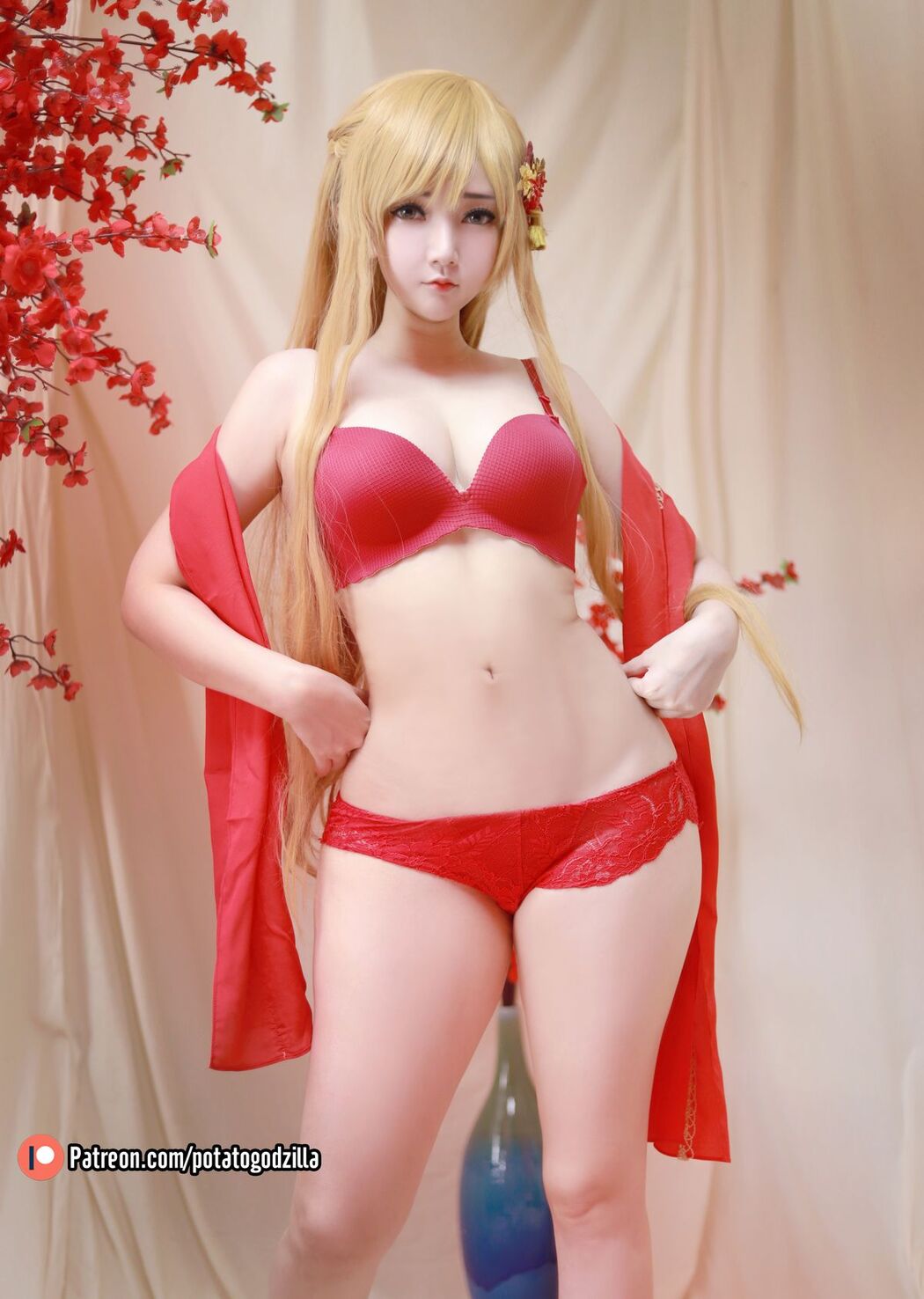 Coser@Potato Godzilla – Asuna Yuuki Qipao