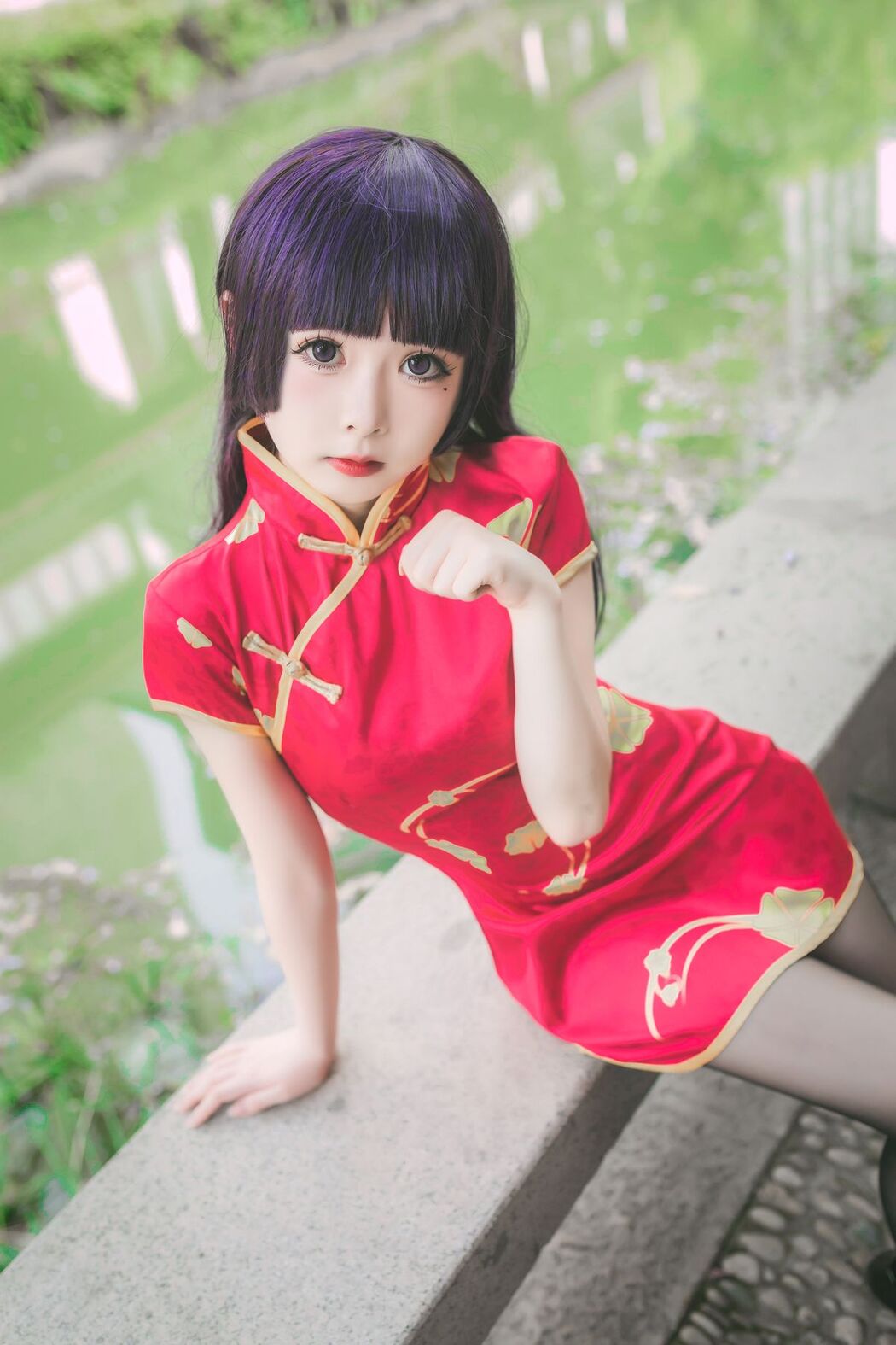 Coser@巧克力小圆面包 – 五更琉璃 新春旗袍