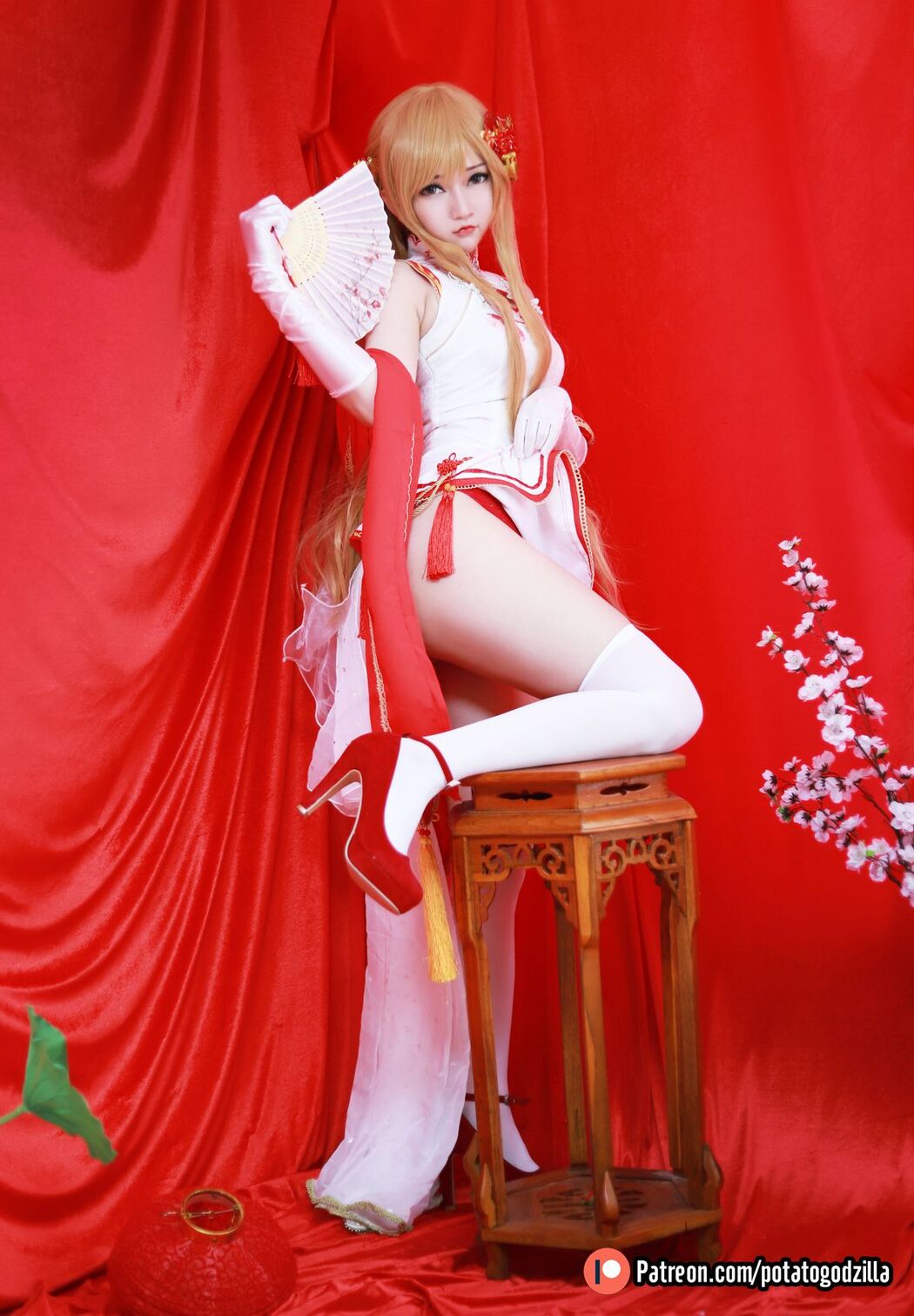 Coser@Potato Godzilla – Asuna Yuuki Qipao