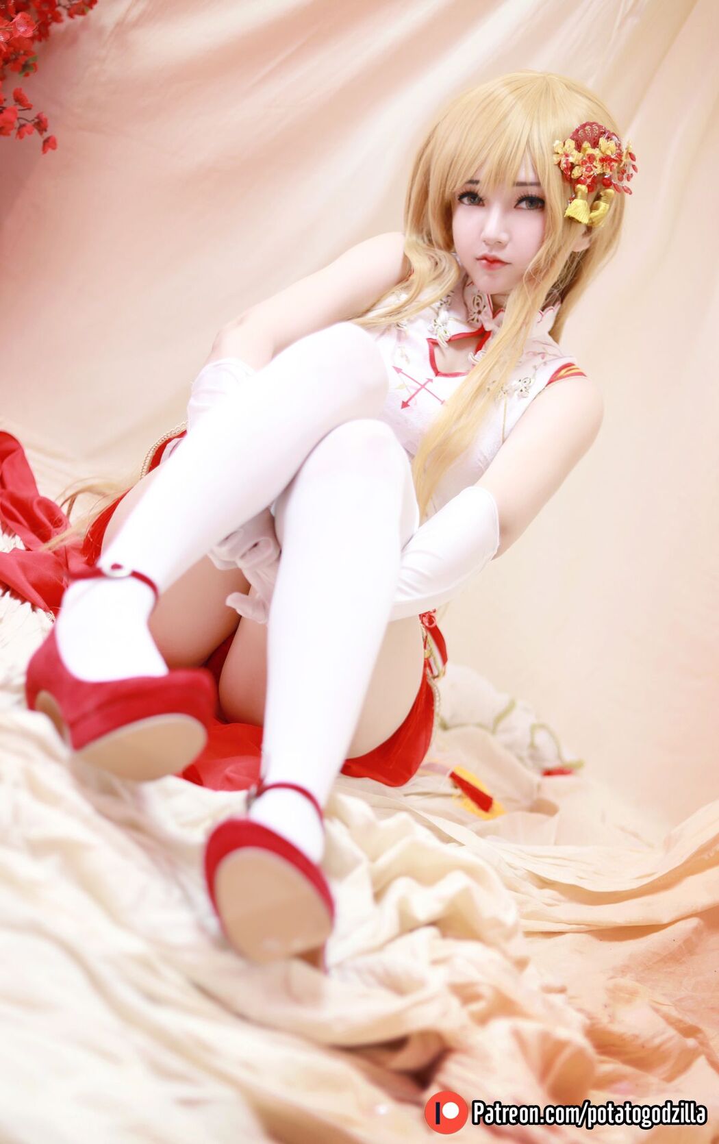 Coser@Potato Godzilla – Asuna Yuuki Qipao