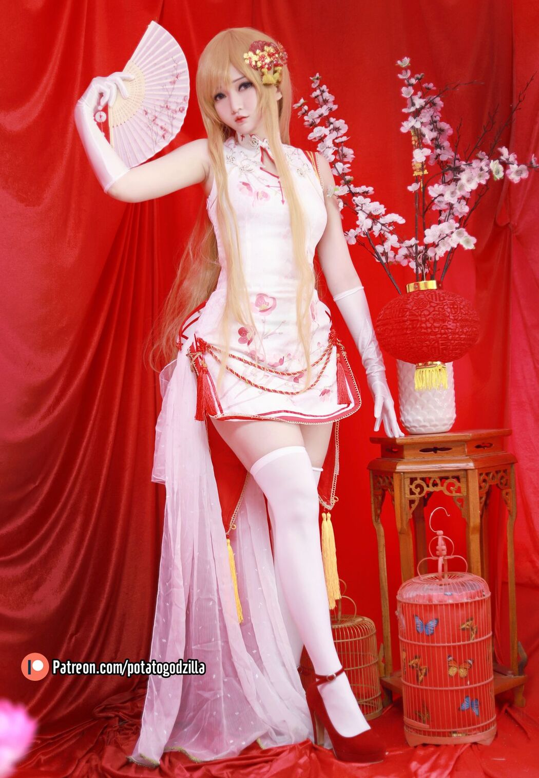 Coser@Potato Godzilla – Asuna Yuuki Qipao