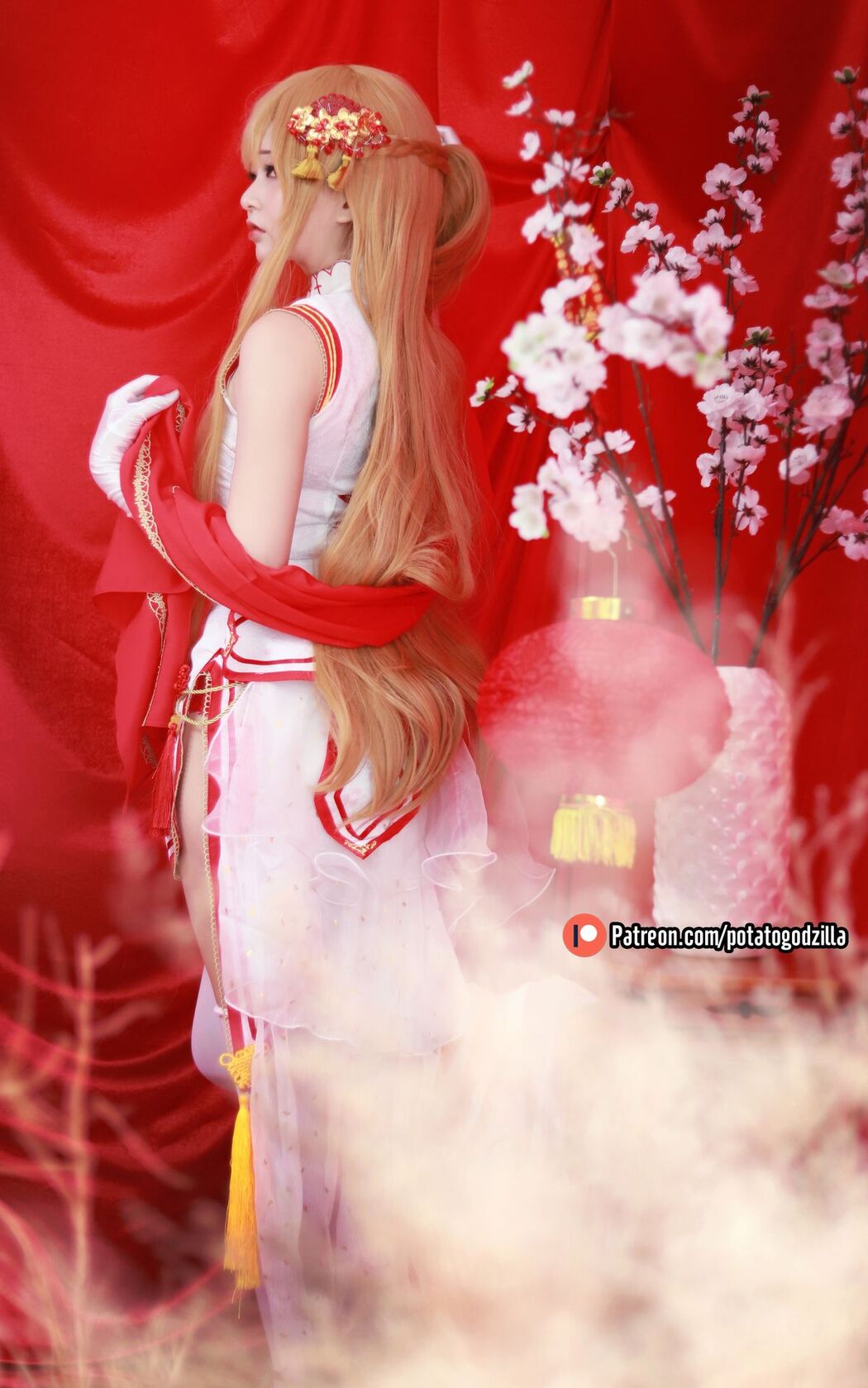 Coser@Potato Godzilla – Asuna Yuuki Qipao