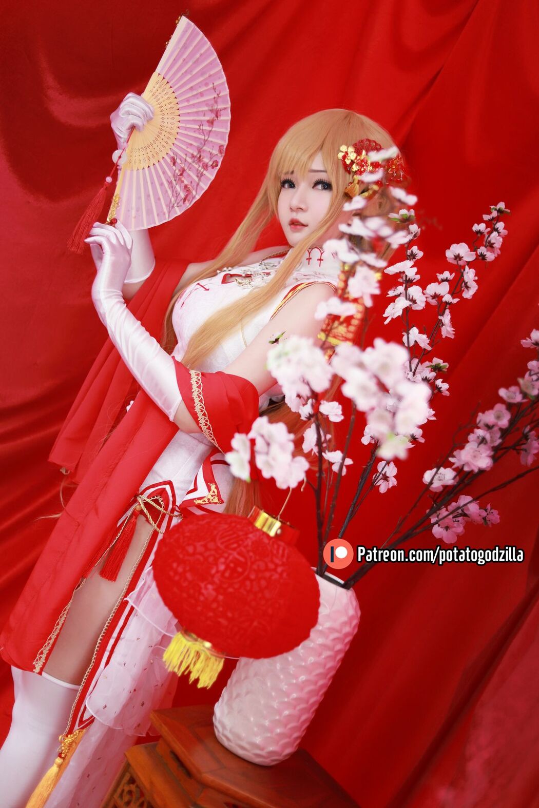 Coser@Potato Godzilla – Asuna Yuuki Qipao