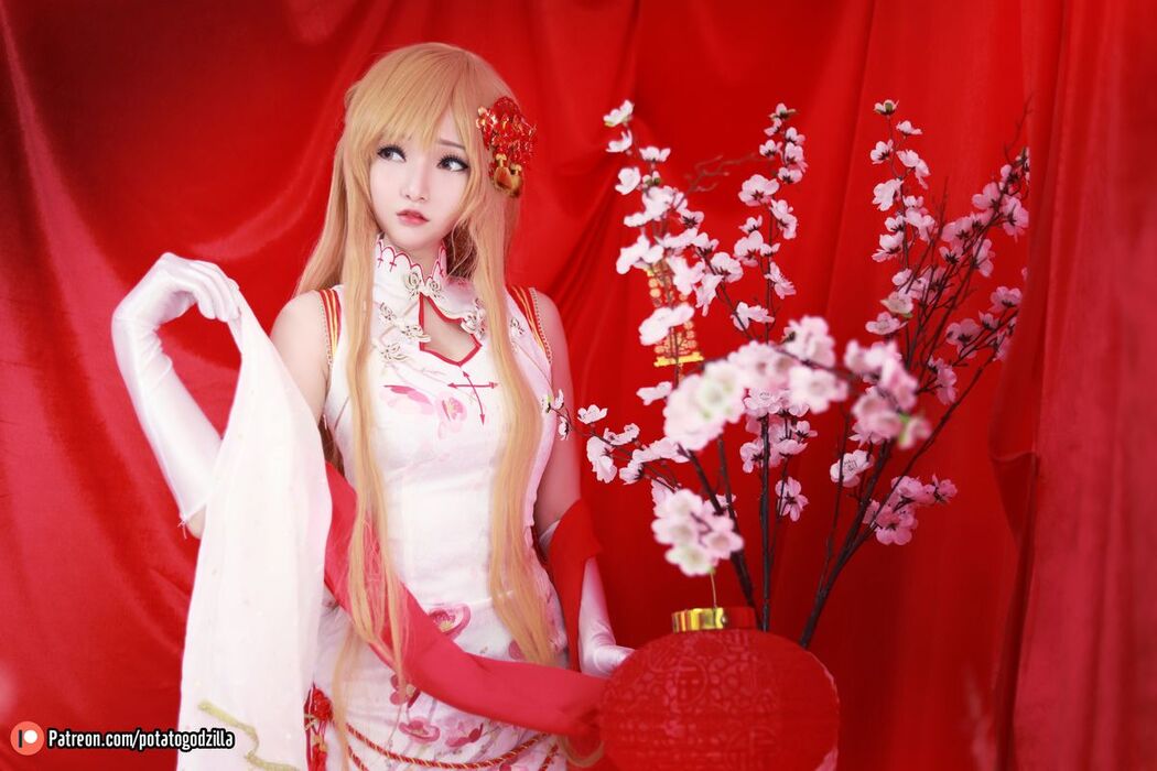 Coser@Potato Godzilla – Asuna Yuuki Qipao