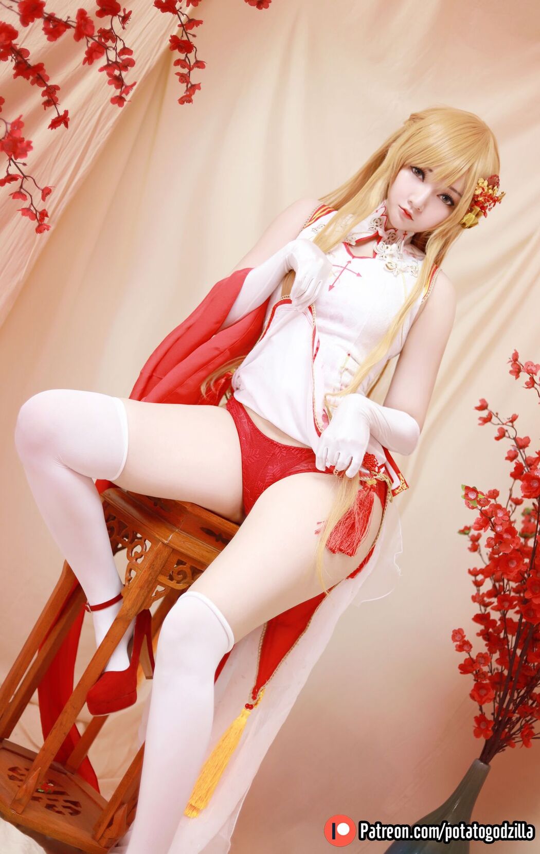 Coser@Potato Godzilla – Asuna Yuuki Qipao