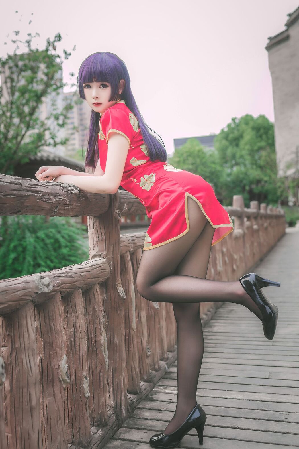 Coser@巧克力小圆面包 – 五更琉璃 新春旗袍