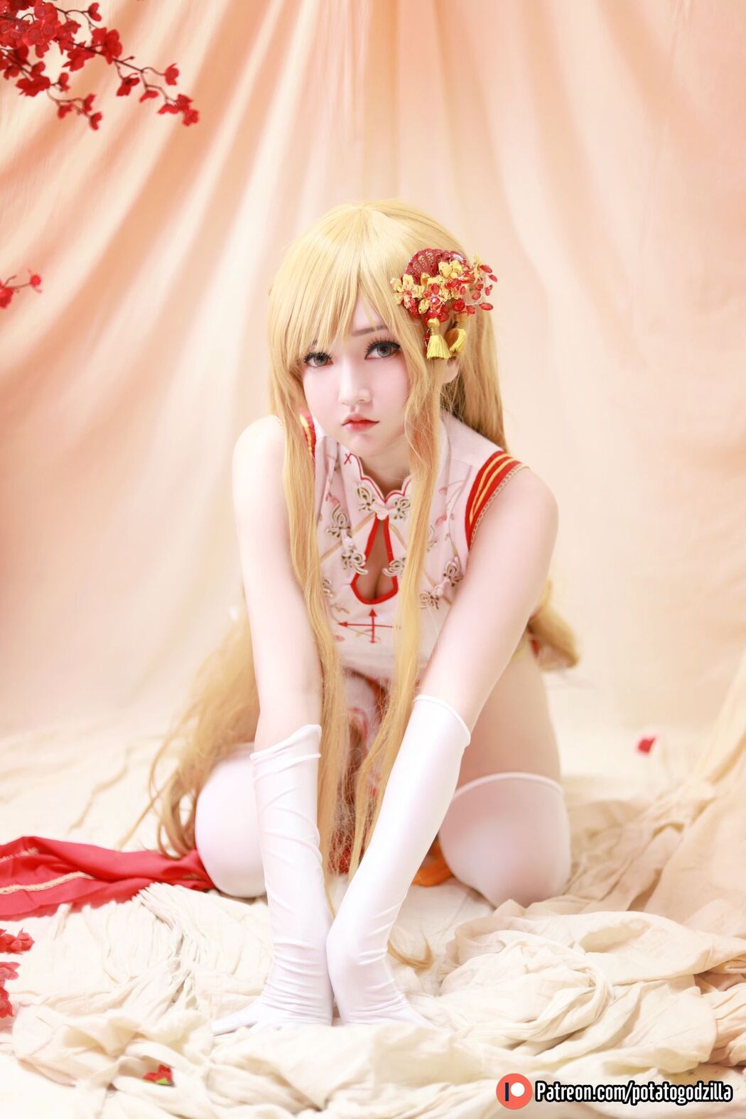 Coser@Potato Godzilla – Asuna Yuuki Qipao