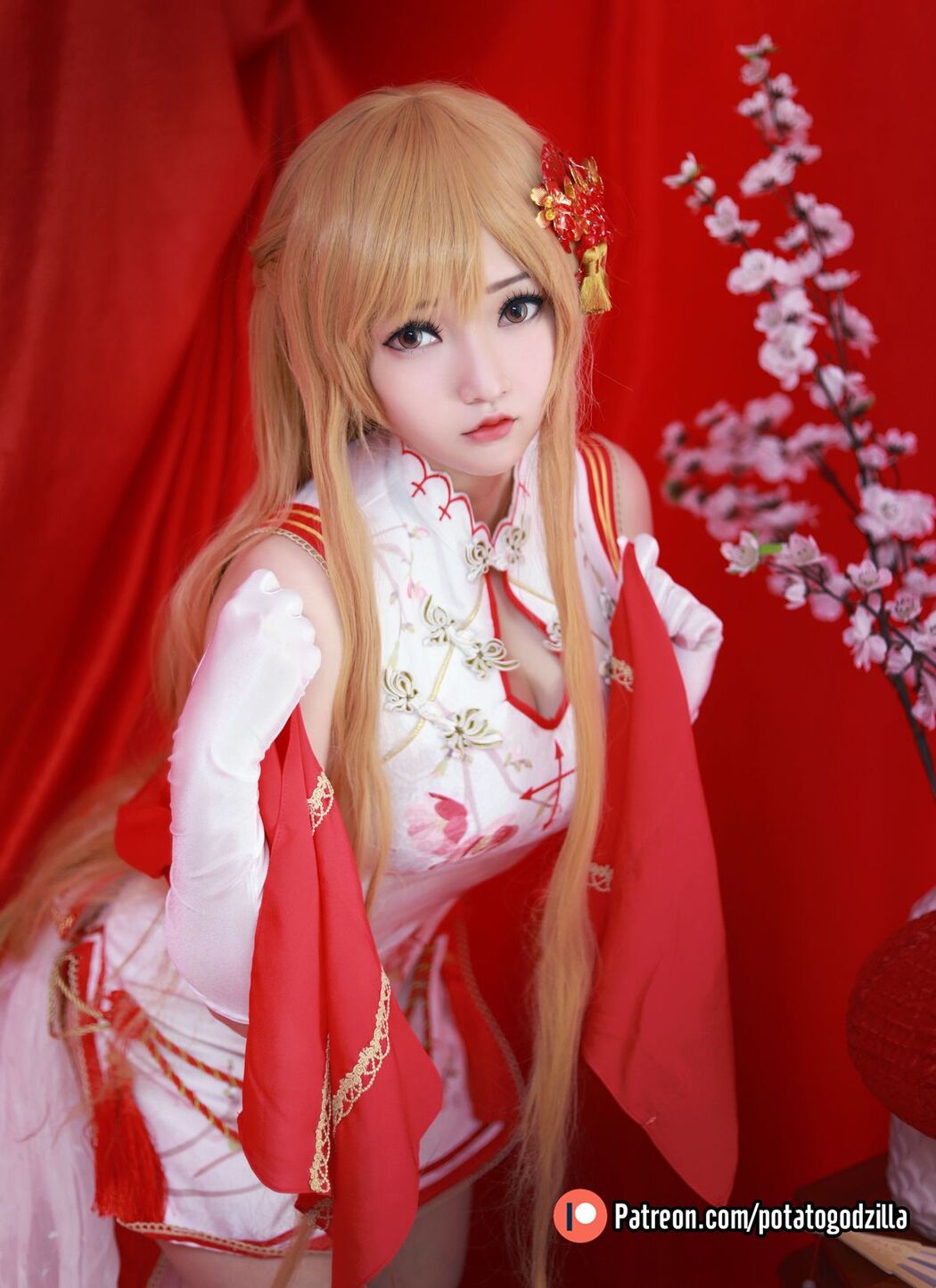 Coser@Potato Godzilla – Asuna Yuuki Qipao