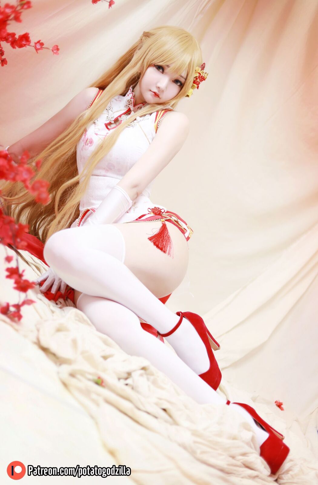 Coser@Potato Godzilla – Asuna Yuuki Qipao