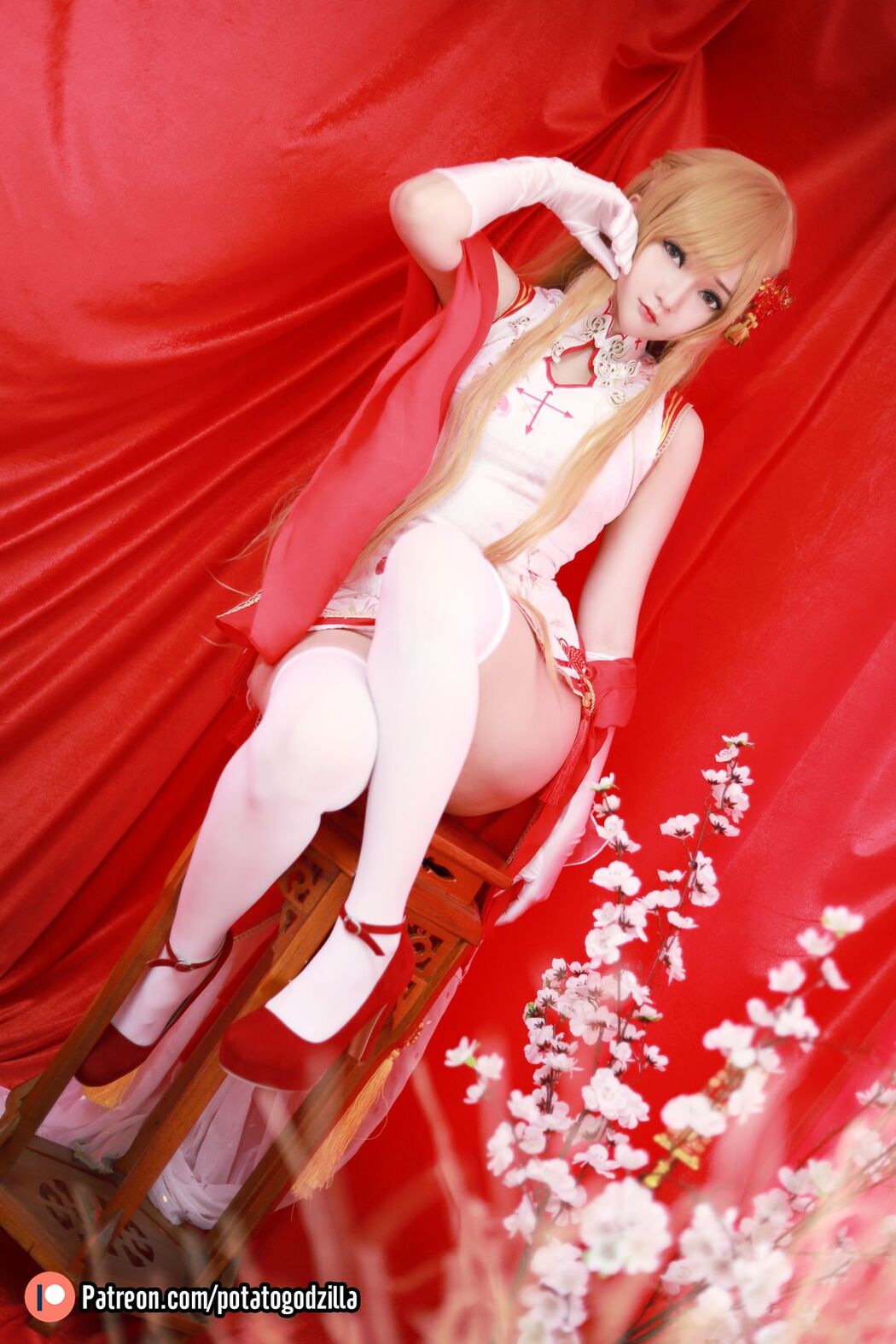 Coser@Potato Godzilla – Asuna Yuuki Qipao