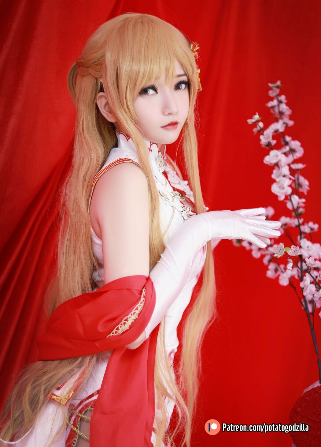 Coser@Potato Godzilla – Asuna Yuuki Qipao