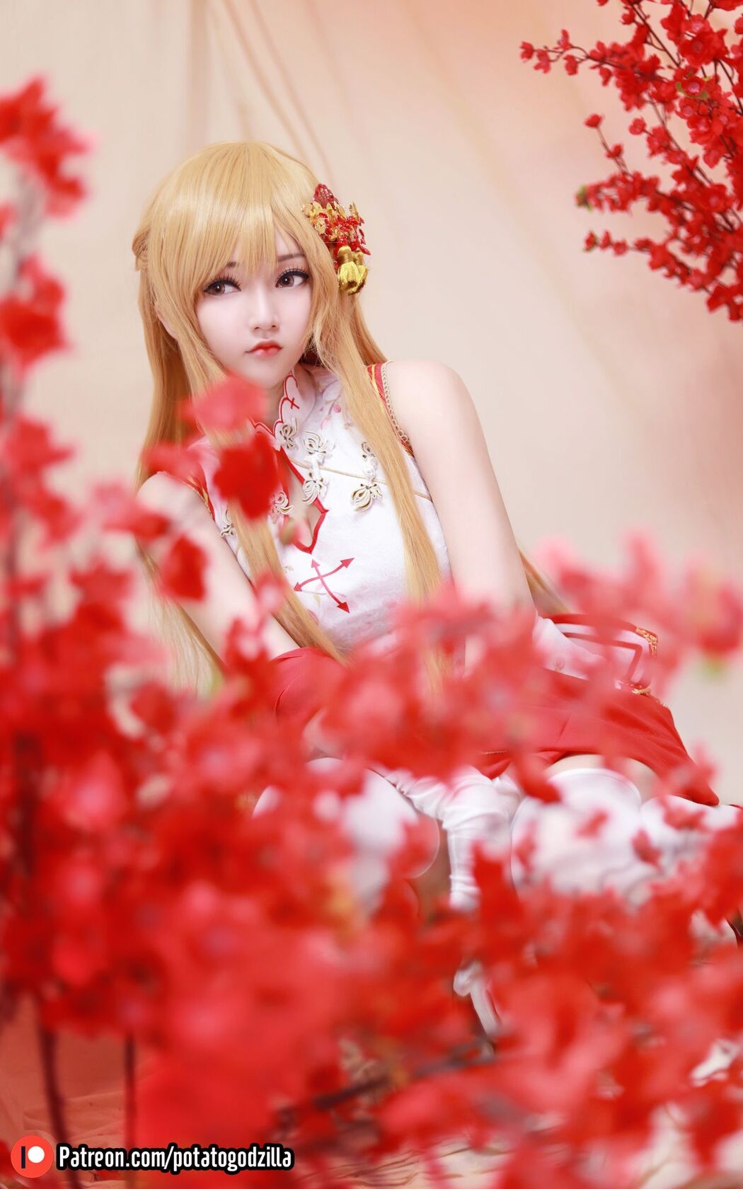 Coser@Potato Godzilla – Asuna Yuuki Qipao