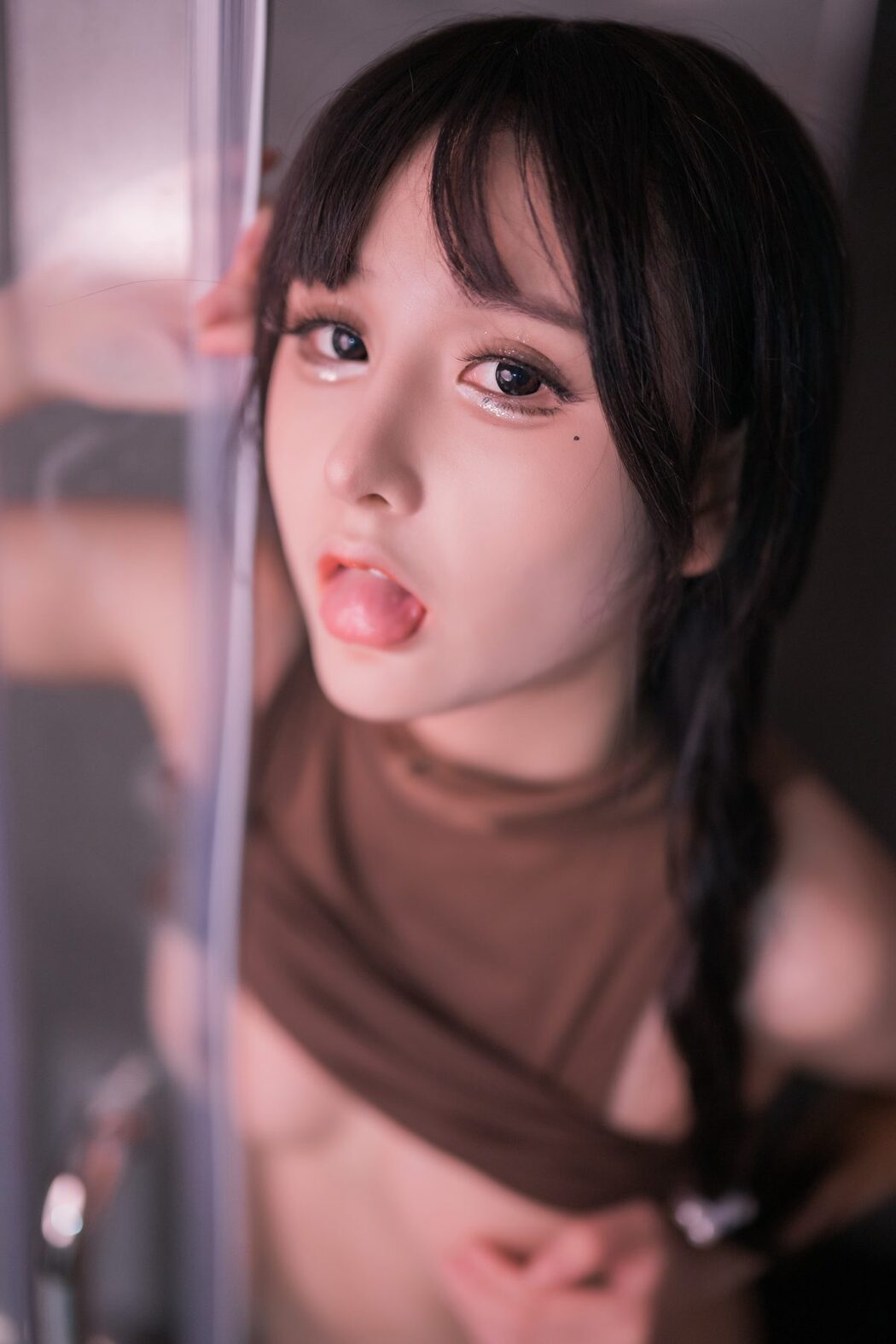 Coser@您的蛋蛋 – 凸点棕裙