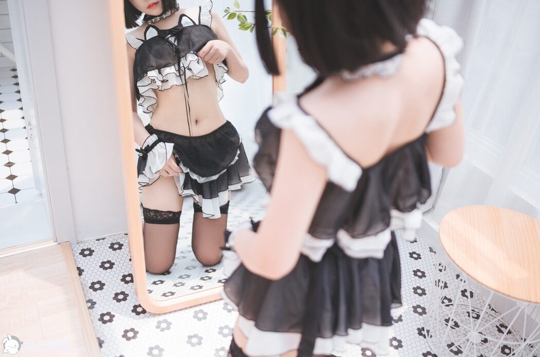 Coser@兔玩映画 Vol.055 黑丝猫耳