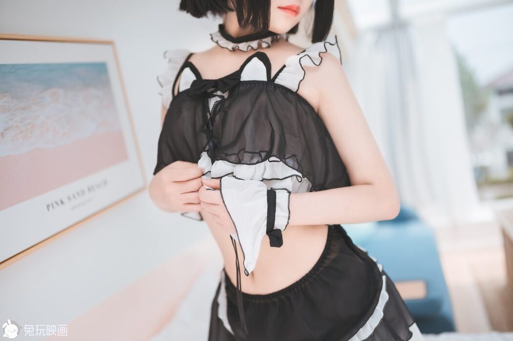 Coser@兔玩映画 Vol.055 黑丝猫耳