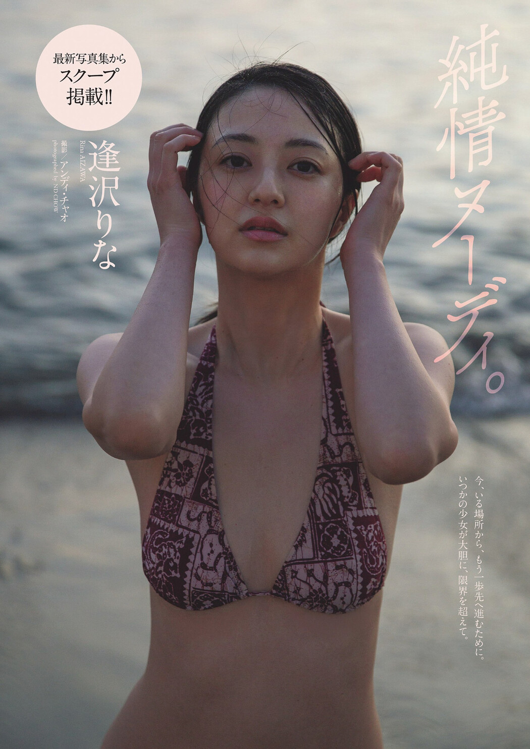 Rina Aizawa 逢沢りな, Weekly Playboy 2024 No.15 (週刊プレイボーイ 2024年15号) Cover Photo