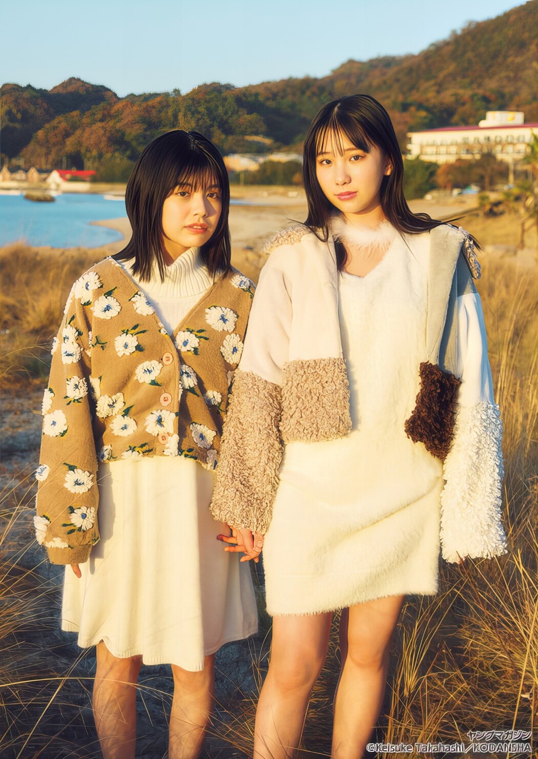 Mio Matsuda 松田実桜, Nozomi Nishio 西尾希美, Young Magazine Gekkan 2024 No.05 (月刊ヤングマガジン 2024年5号)