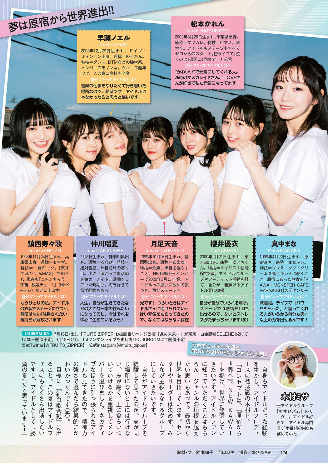 FRUITS ZIPPER フルーツジッパー, Weekly Playboy 2024 No.21 (週刊プレイボーイ 2024年21号)