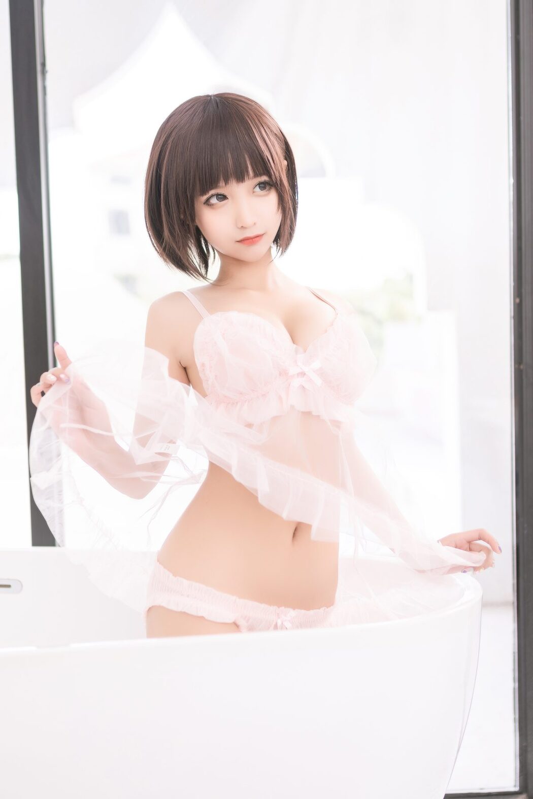 Coser@蠢沫沫 Vol.168 沫沫真爱版 粉纱