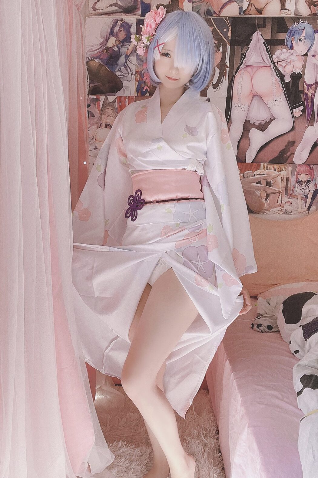 Coser@习呆呆 – 雷姆和服1 And 2 Cover Photo