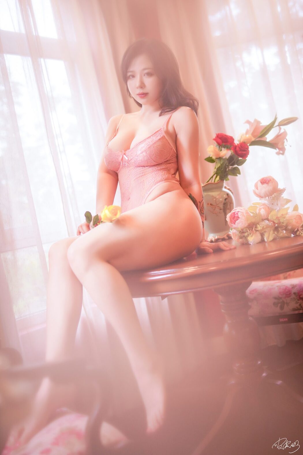 Coser@皮皮奶可可爱了啦 – 复古连体内衣