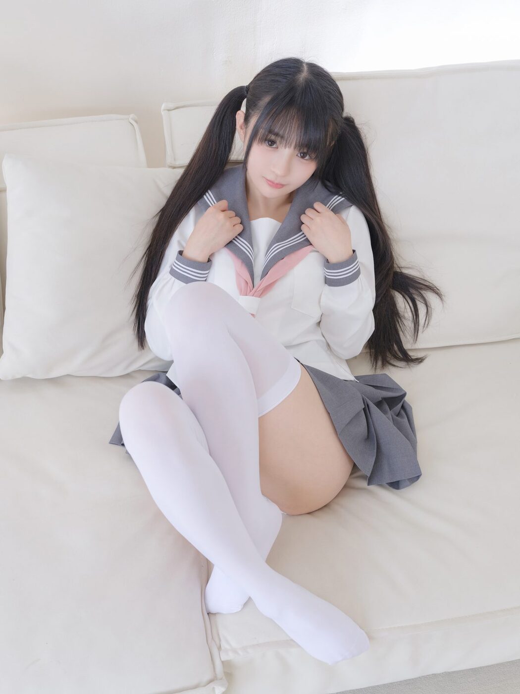 Coser@桜井宁宁 Vol.081 白丝JK