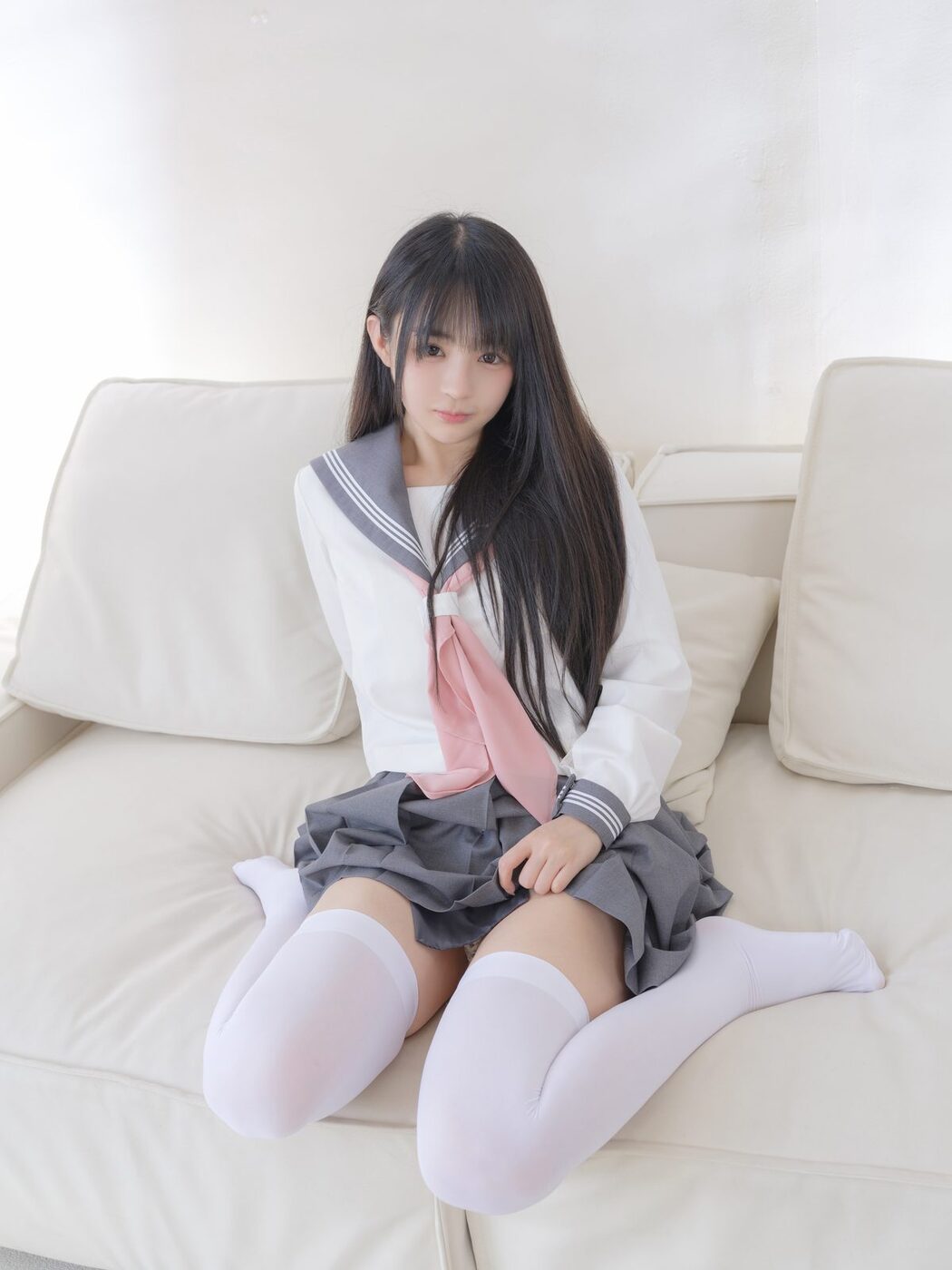 Coser@桜井宁宁 Vol.081 白丝JK