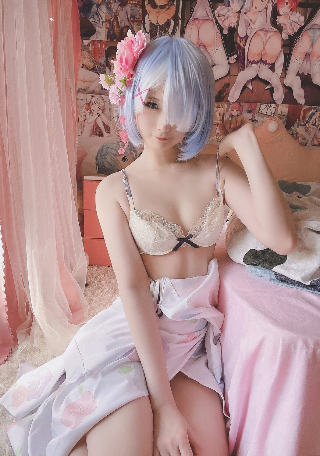 Coser@习呆呆 – 雷姆和服1 And 2