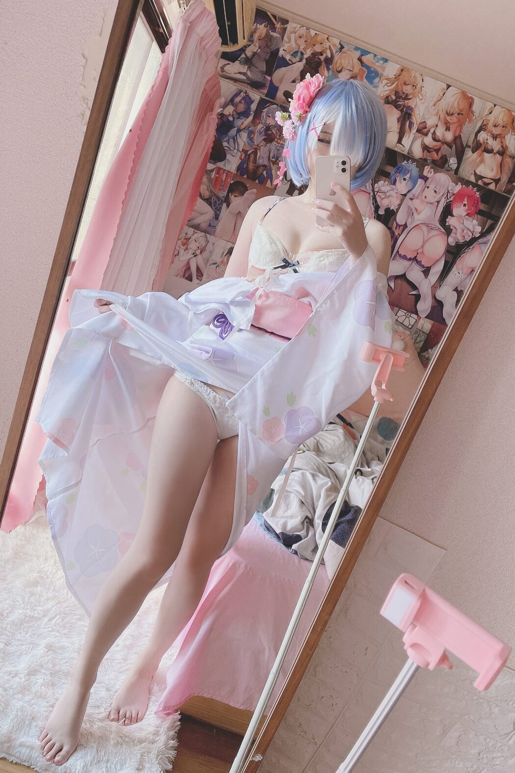 Coser@习呆呆 – 雷姆和服1 And 2