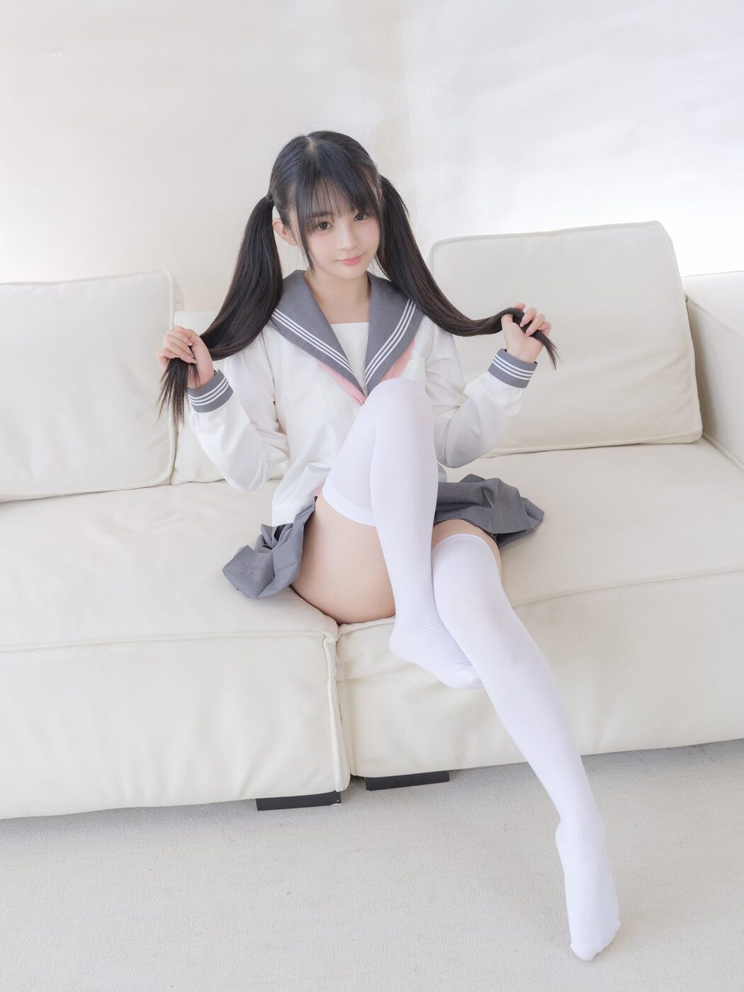 Coser@桜井宁宁 Vol.081 白丝JK