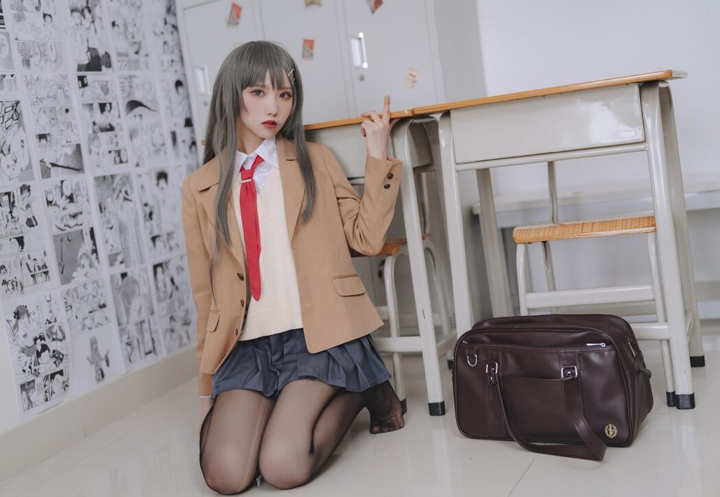 Coser@果咩酱w Vol.043 麻衣校服