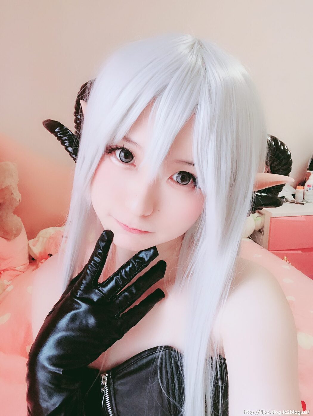 Coser@习呆呆 – 皮衣小恶魔 Leather Little Devil