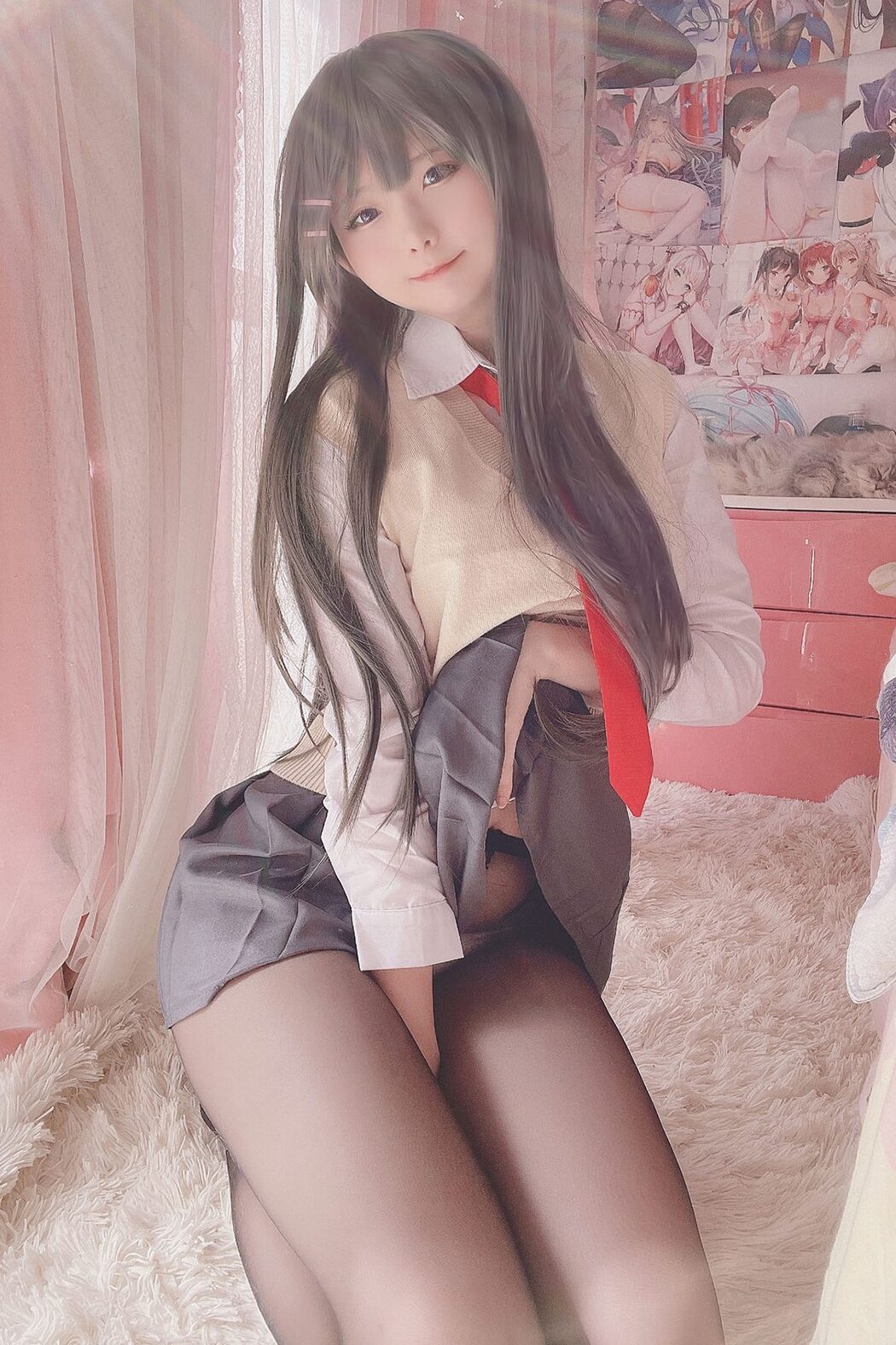 Coser@习呆呆 – 樱岛麻衣 Cover Photo