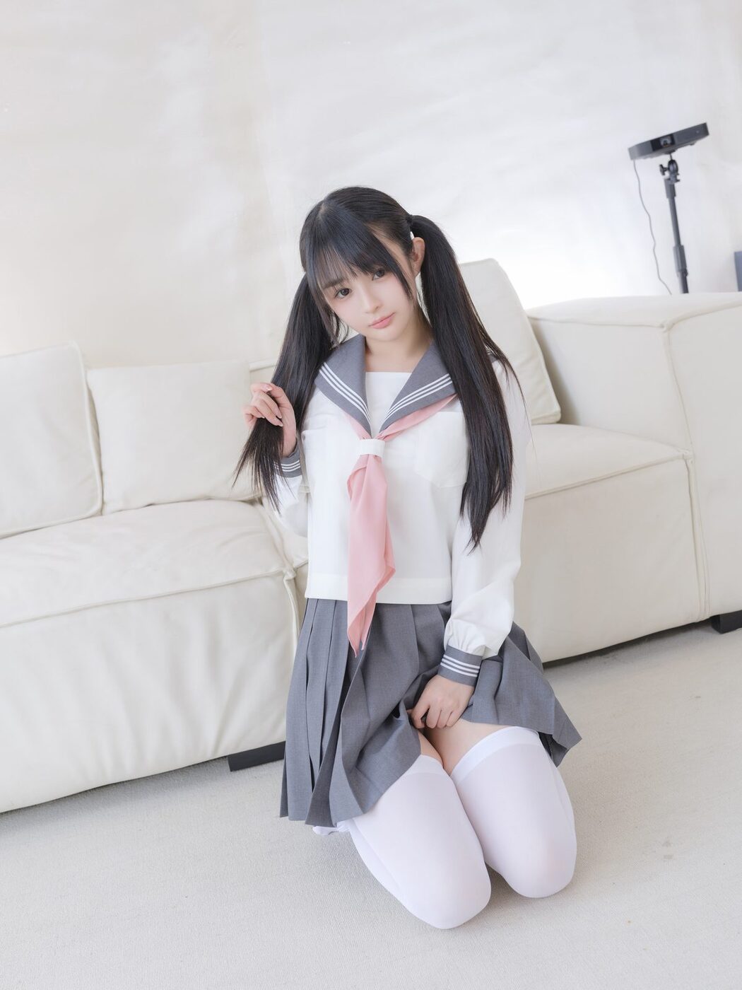 Coser@桜井宁宁 Vol.081 白丝JK