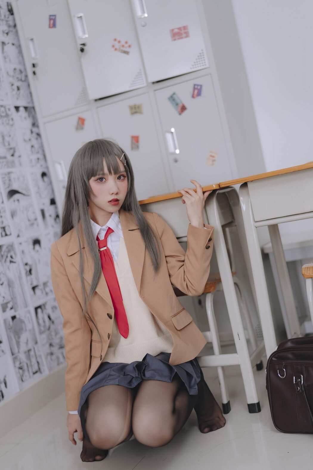 Coser@果咩酱w Vol.043 麻衣校服