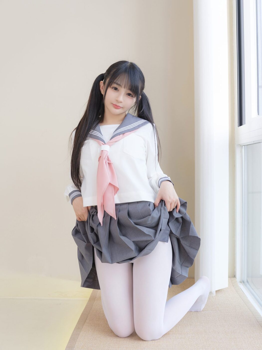 Coser@桜井宁宁 Vol.081 白丝JK