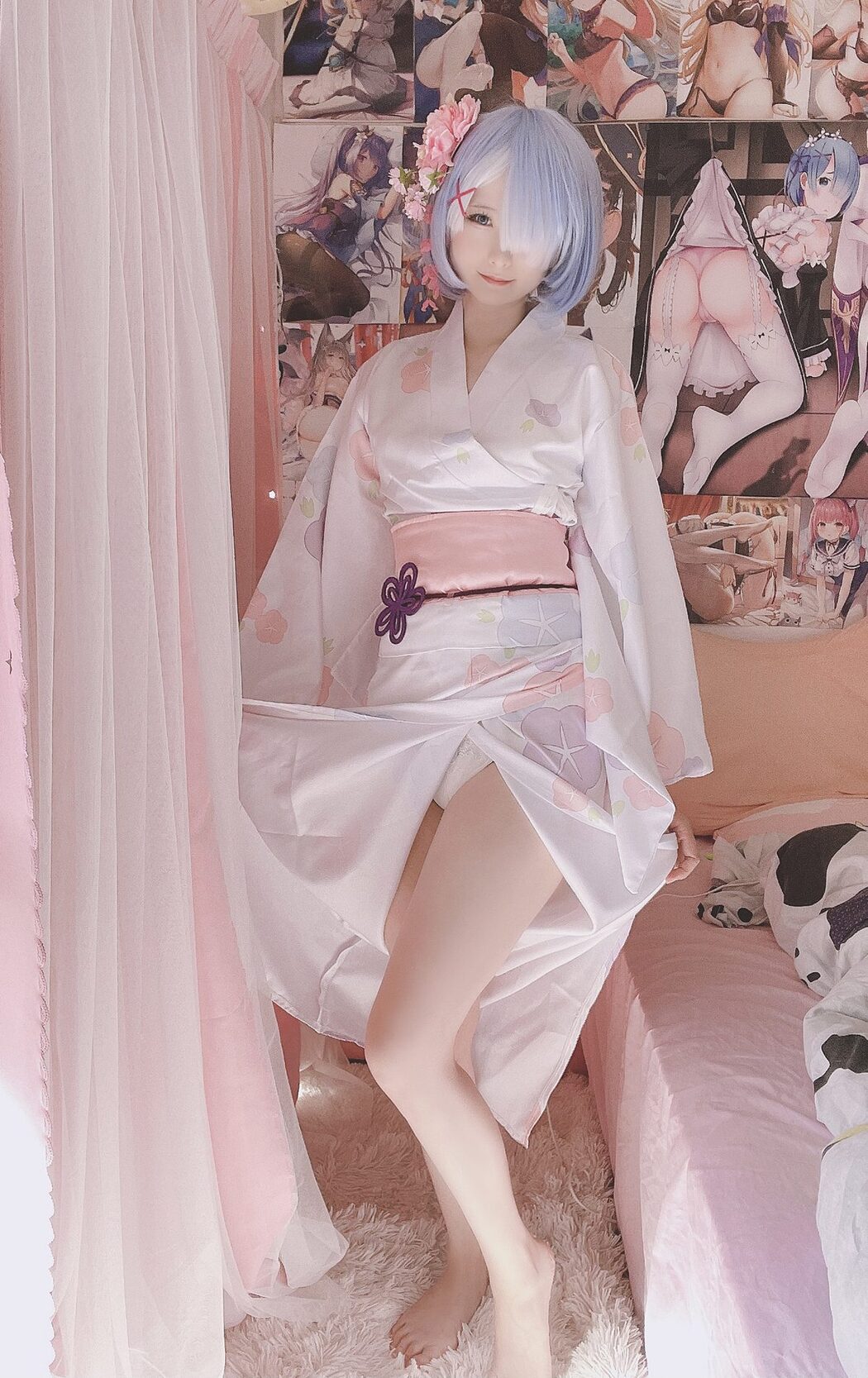 Coser@习呆呆 – 雷姆和服1 And 2