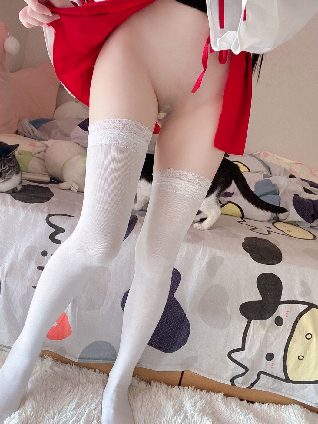 Coser@习呆呆 – 眼帯ブラ巫女緊縛