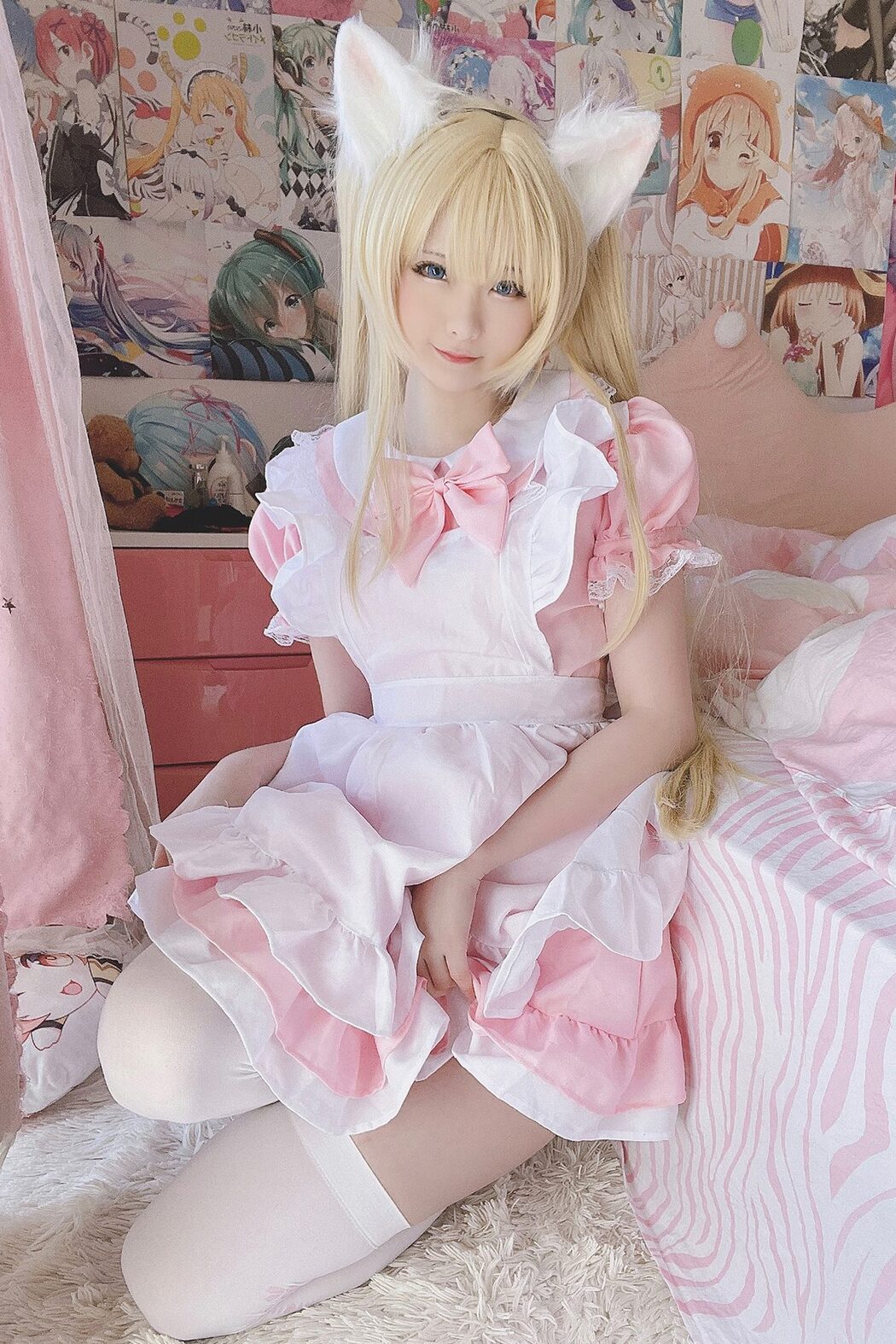 Coser@习呆呆 – 猫耳女仆 Necomimi Maid Servant Cover Photo