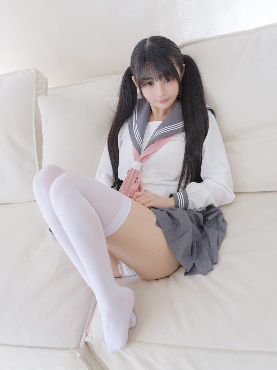 Coser@桜井宁宁 Vol.081 白丝JK