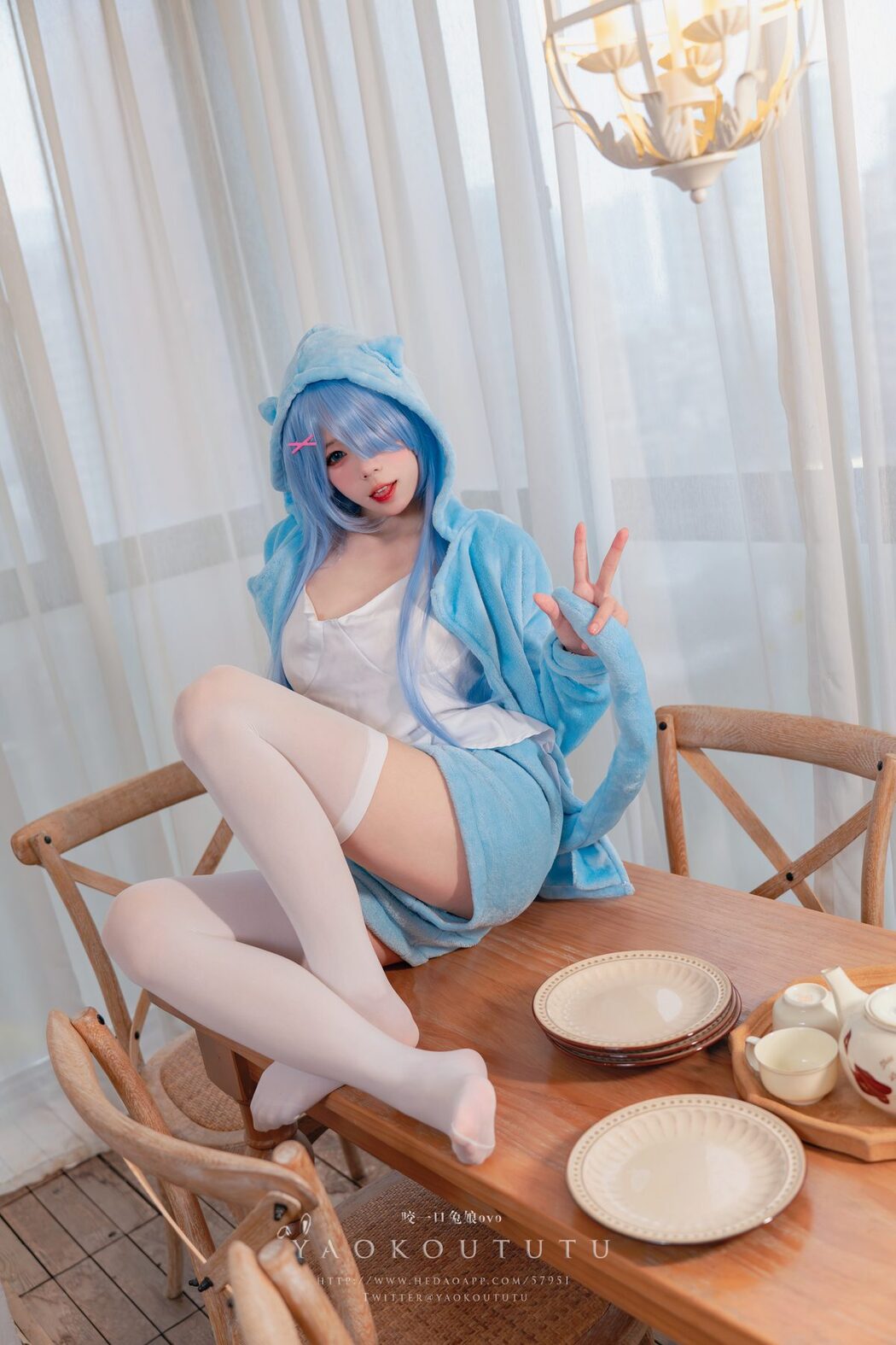 Coser@黏黏团子兔 – 『蕾姆喵喵』&小剧场