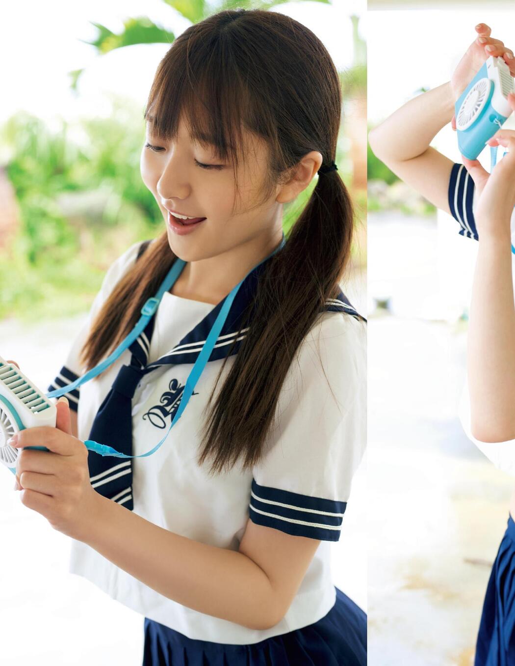 Hikari Aozora 青空ひかり, 1st.写真集 [笑顔。ひかる。] Set.01 Cover Photo