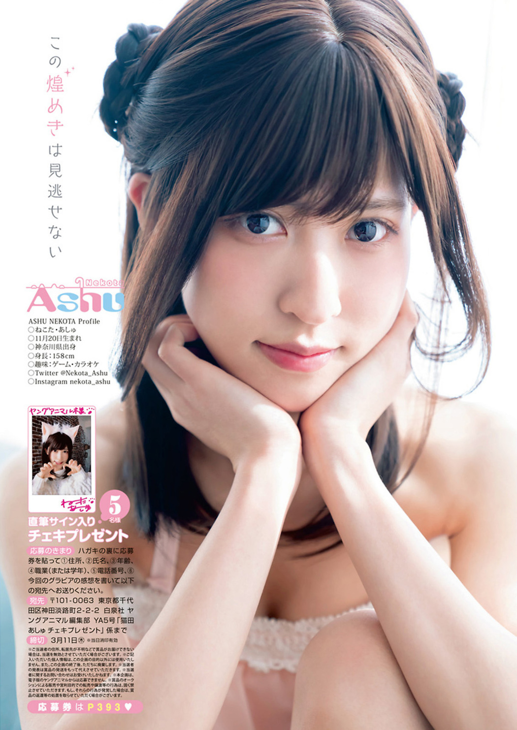 Ashu Nekota 猫田あしゅ, Young Animal 2021 No.05 (ヤングアニマル 2021年5号)