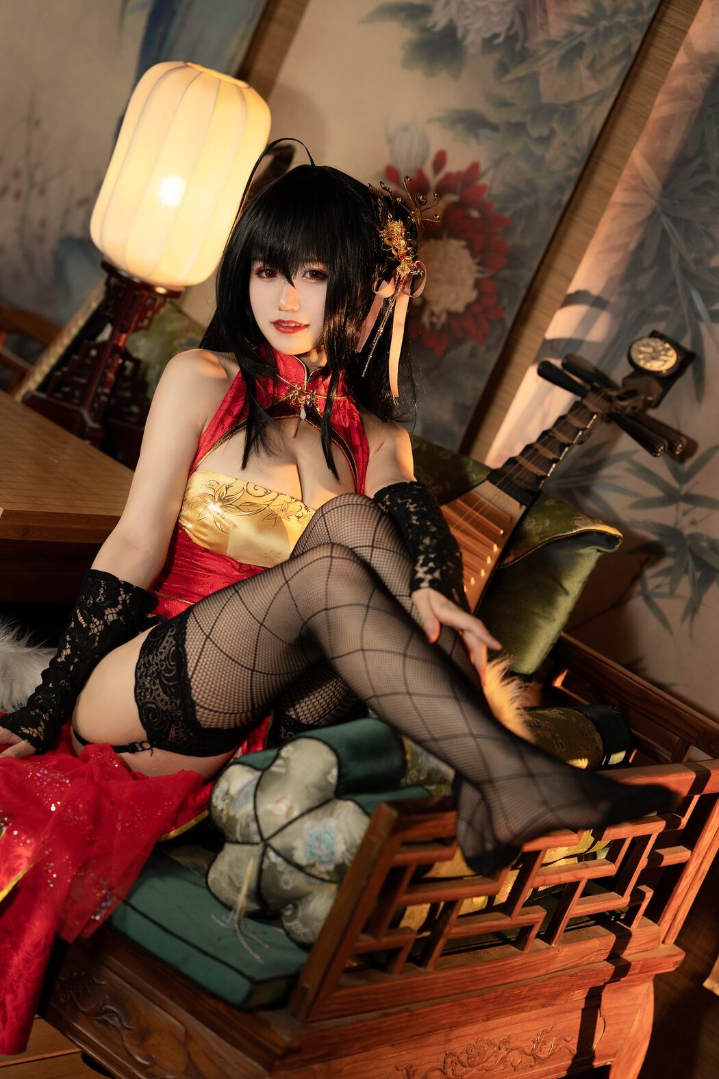 Coser@小仓千代w No.058 大凤旗袍